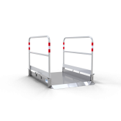 Aluminium | trench bridge | Width: 1.00 m | Length: approx 1.80 m